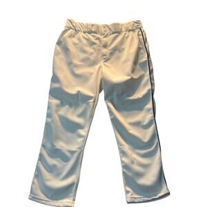 Wilson Pants Made in USA 38 Cream Black Piping 80s 90s Vintage